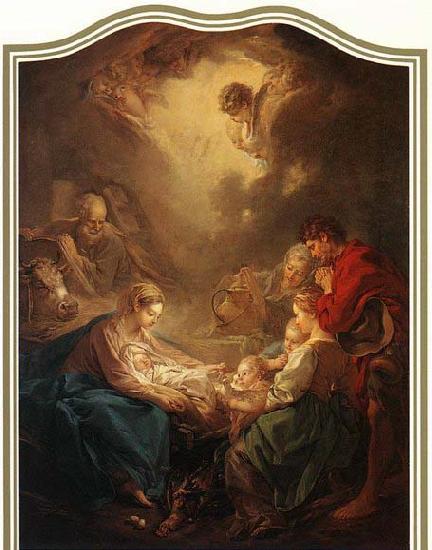 Francois Boucher Adoration of the Shepherds